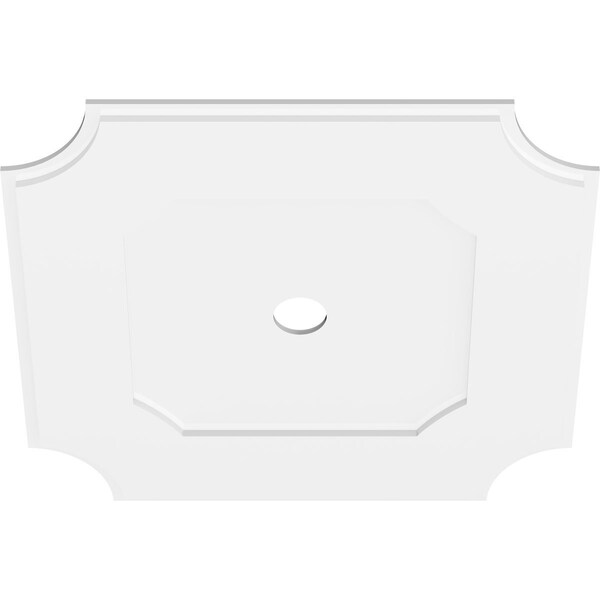 Locke Architectural Grade PVC Contemporary Ceiling Medallion, 32OD X 3ID X 19C X 1P